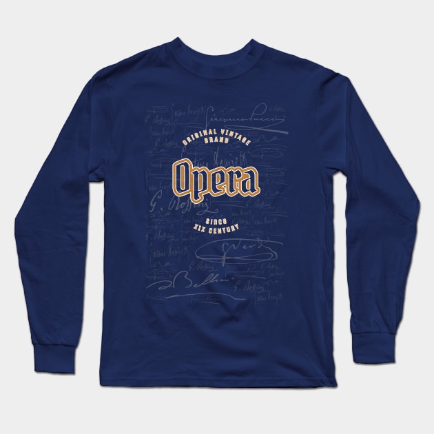 Beautiful Opera Long Sleeve T-Shirt by Bassivus